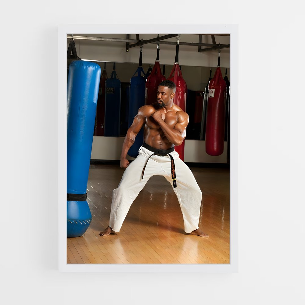 Poster Michael de jai – affiche Karaté (vue 3)